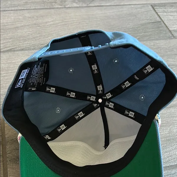 New Era Blue and Purple Snapback Hat - Image 5