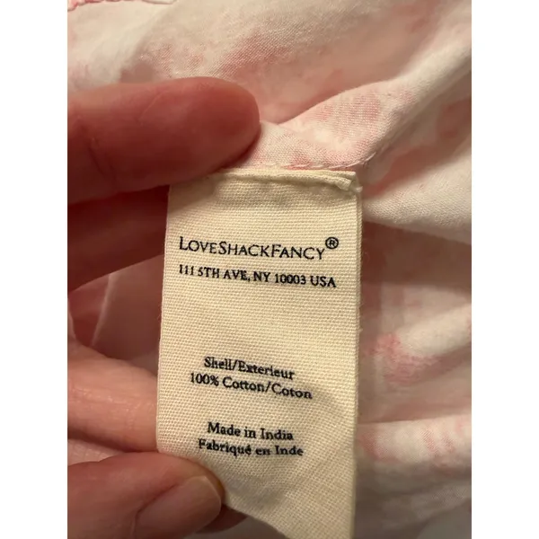 LoveShackFancy‎ Mastey Bow Print Empire Waist Maxi Dress L Easter Cottagecore - Image 11