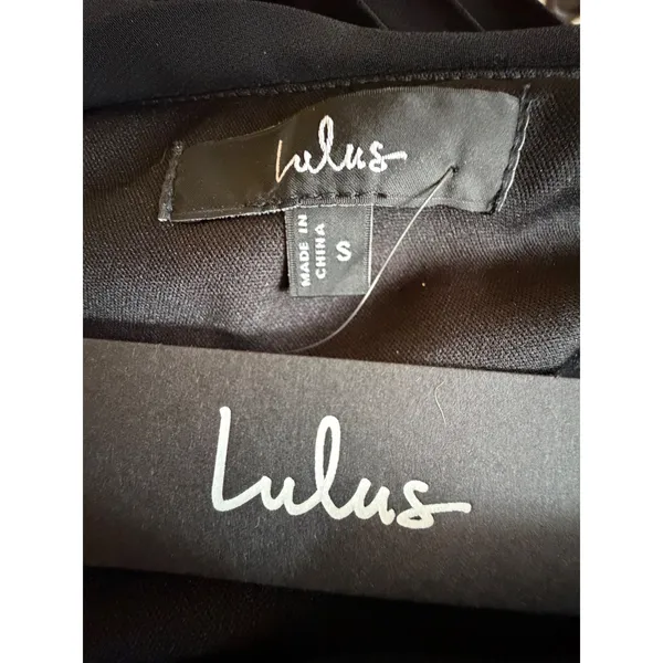 Lulus Divine Charm Black Pleated One-Shoulder Maxi Dress Small Evening Formal - Image 8