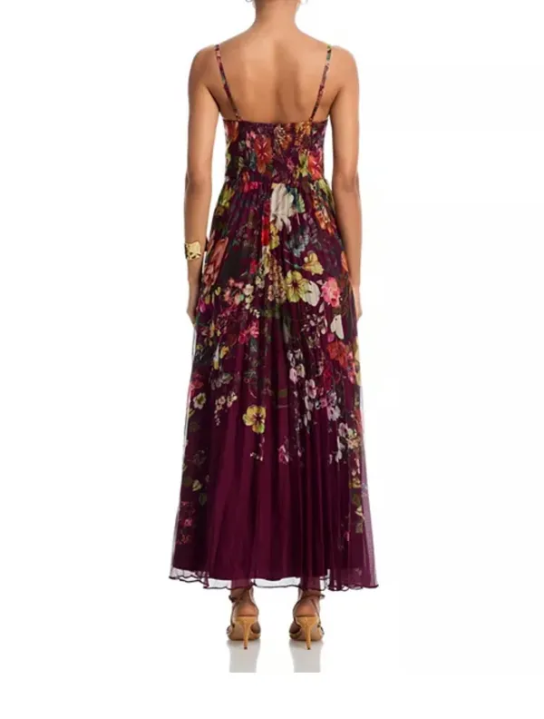 AQUA Cherry Maxi Dress - Image 4