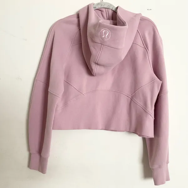 Lululemon Scuba Oversized Half-Zip Hoodie Pink Peony XS/S - Image 8