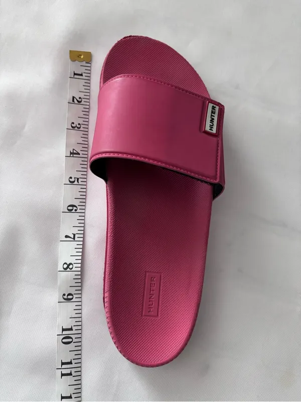 Hunter Women's Original Slide Sandals Pink Size UK 8 (US 10) Pool beach - Image 8
