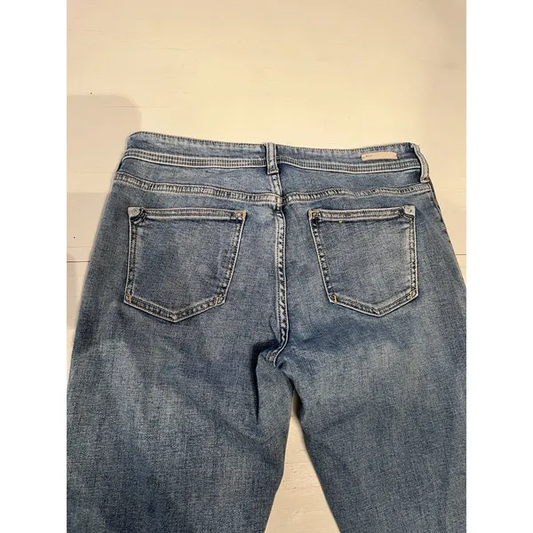 Pilcro‎ and the Letterpress Anthropologie Slim Boyfriend Jeans Side Stripe 29 - Image 4