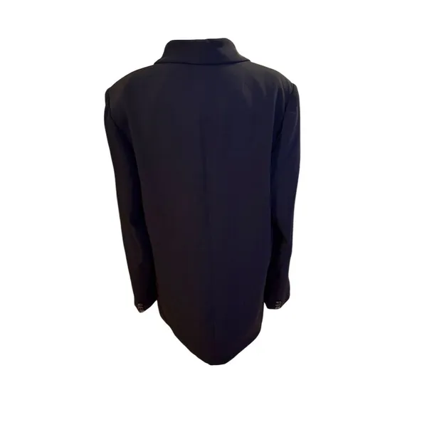 WAYF Women's Black oversized Blazer Jacket Size M Long Sleeve - Image 3