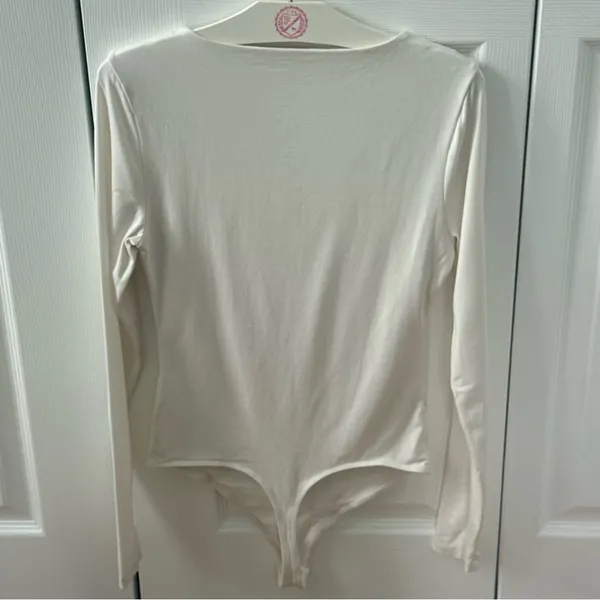Abercrombie & Fitch A&F Modal-Blend Collection Long Sleeve Square Neck Bodysuit - Image 3