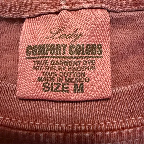 Burgundy long sleeve Old Orchard Beach Maine shirt Size Medium - Image 7
