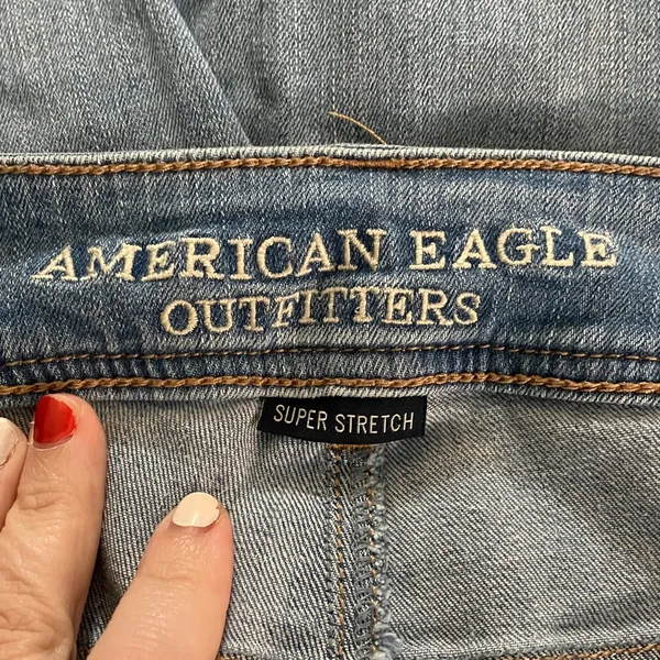 American Eagle Super Stretch Kick Boot Jeans, Size 14 - Image 5
