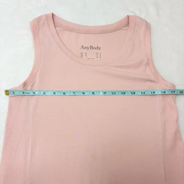 AnyBody Soft Peach Coral Oversize Tank Top‎ Size XS - Image 3
