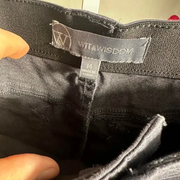 J155. Witt & Wisdom grey jeans Size 14 - Image 2