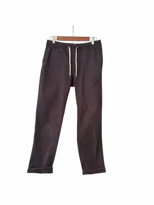 Vuori Vintage Ripstop Pant •Women XS• Grey‎ Pull On Outdoor Everyday VW450 - Image 3