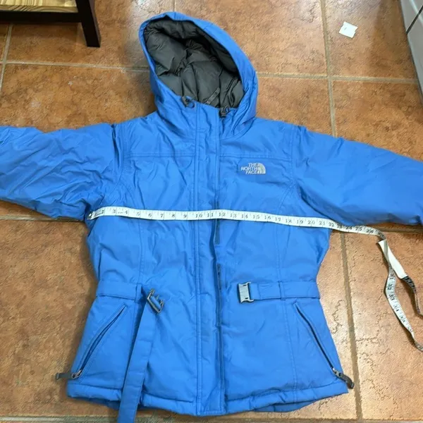 The North Face Puffer Jacket Goose‎ Down Ski Parka Blue size M - Image 7