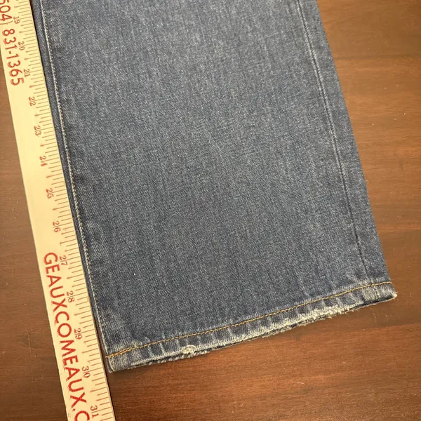 Madewell Baggy Straight Jeans Medium Dark Wash Denim Blue‎ Womens Size 26X30 EUC - Image 16