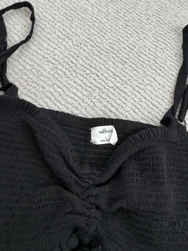 Aritzia Wilfred La Boheme Smocked Ruffle Tank - Image 3