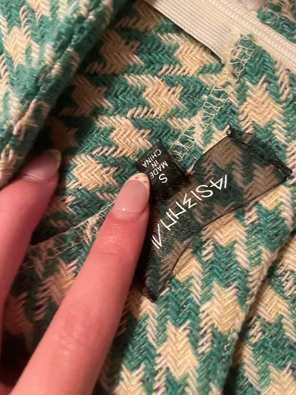 4S13NNA Pearl houndstooth dress - Image 3