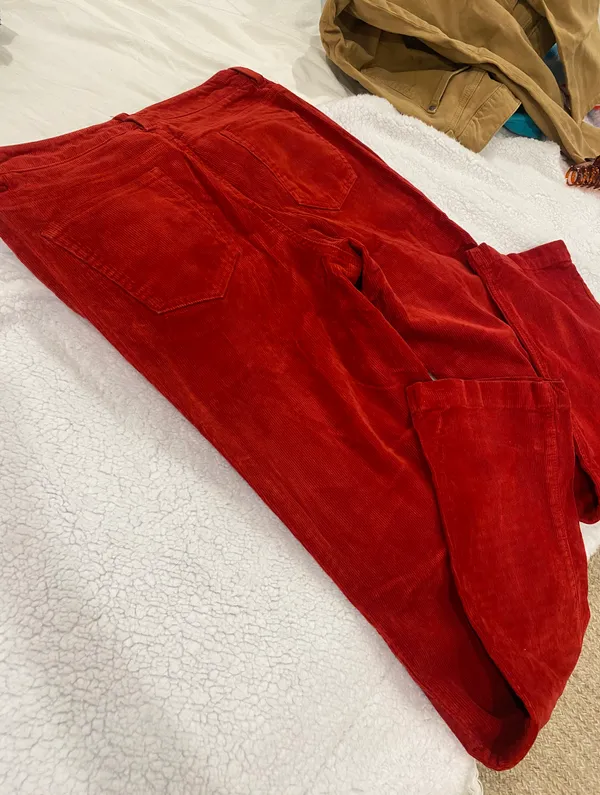 Jones New York Red Corduroy Pants - Image 3