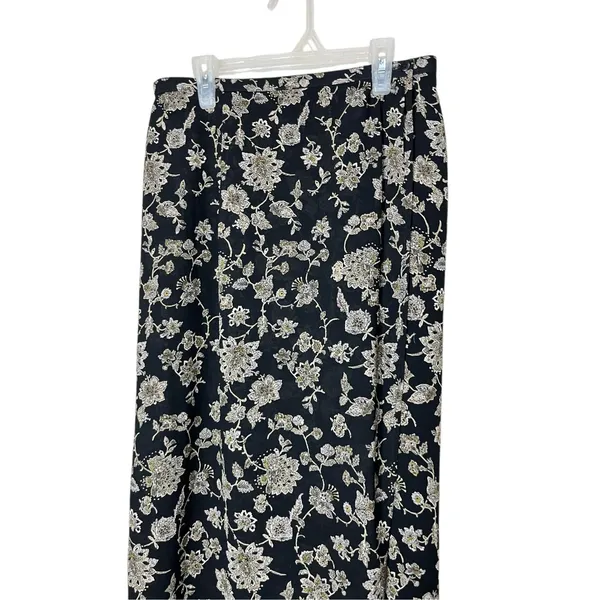 Vintage Hunt Club Floral‎ Print Wrap Maxi Skirt Size 12 - Image 2