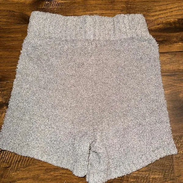 Skims Cozy Knit Shorts Women's Gray‎ Small/Medium - Image 2