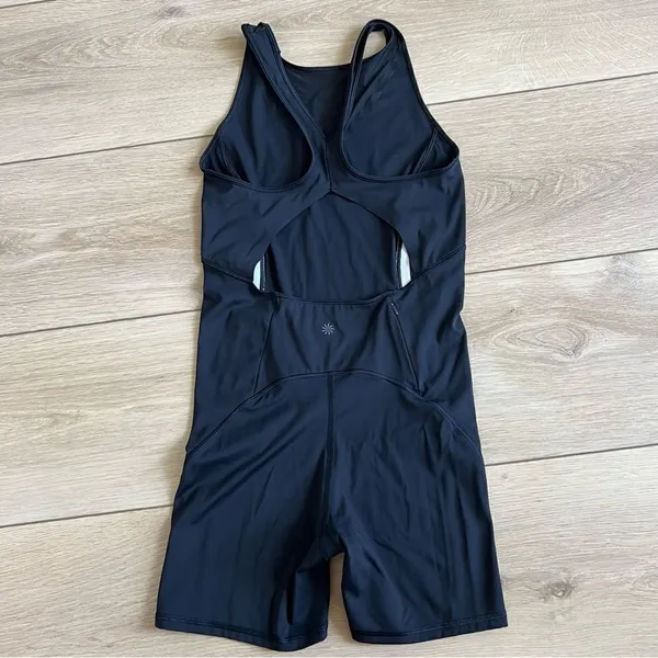 ATHLETA Lightning Unitard in Supersonic Black Size Small - Image 10