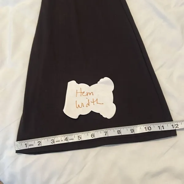 Satina size small black flare stretchy pants leggings EUC worn 3-4 times - Image 7