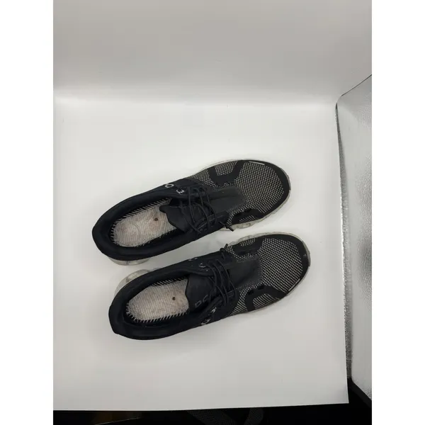 On Cloud‎ Womens Running Shoes Black White Mesh Low Top Sneakers 79.98846 Size 6 - Image 5