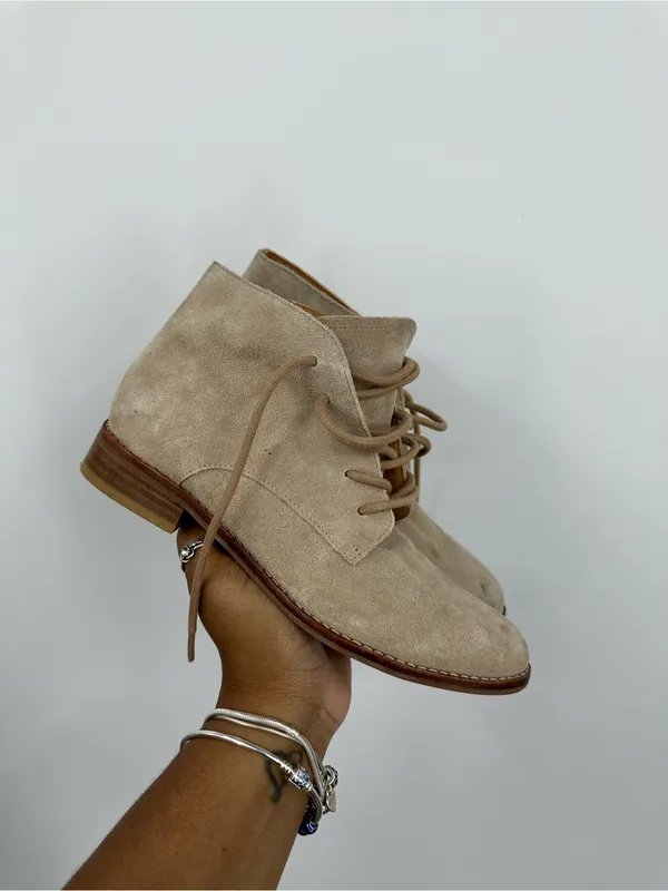 Urban Outfitters Marnie Suede Lace Up Boots Woman's Size 6 Boho - Image 5