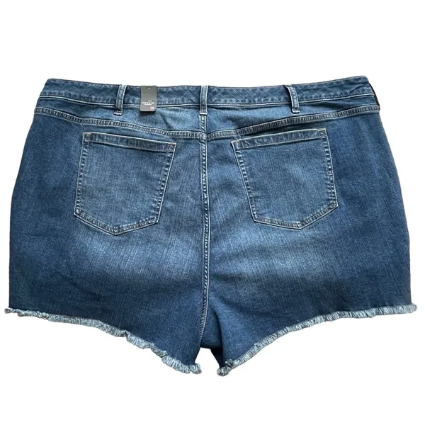 Torrid 3.5 Inch Vintage Stretch Mid-Rise Shorts Women’s Plus Size 26 Distressed - Image 7