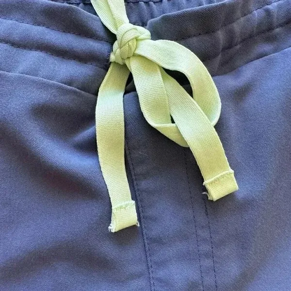 Figs Scrub Tech iCal Pants Blue Drawcord Half Elastic Waist Pants SZ XL #2154 - Image 13
