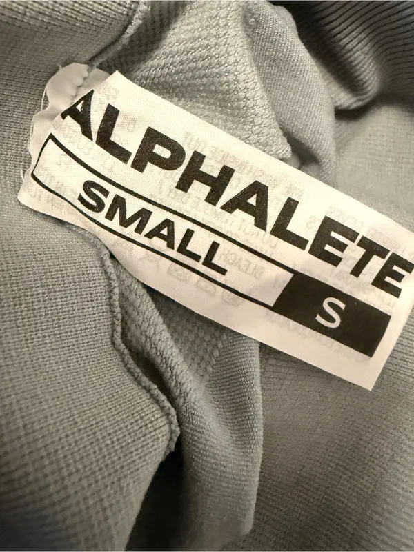 Alphalete Amplify‎ Leggings Small Blue Gray High Rise Scrunch Seamless - Image 9
