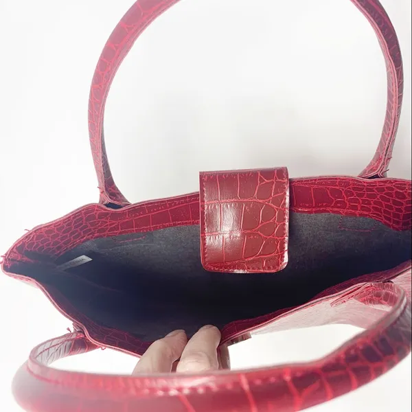 Faux Leather Croc - Image 4