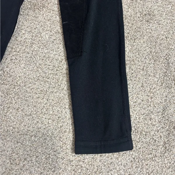 Kerrits Leggings Pants Equestrian Jodhpur Suede Patch Pull On Breeches XS - Image 2