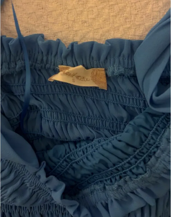 Altar'd State blue crop top - Image 2