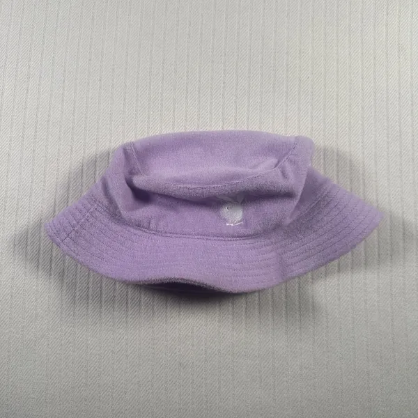 Playboy Bunny Pink Terry Cloth Bucket Hat - Image 2