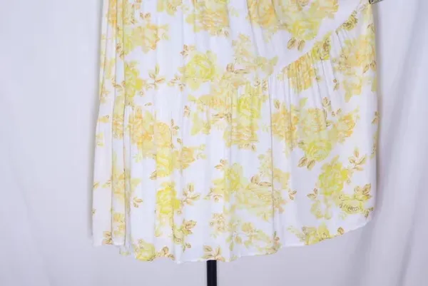 Boutique BILLY J Saraya White/Yellow Floral Top and Skirt Set - Image 7