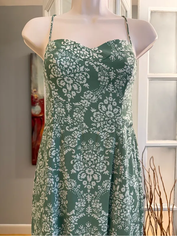 ✨Abercrombie & Fitch Green Maxi Dress XS✨ - Image 2