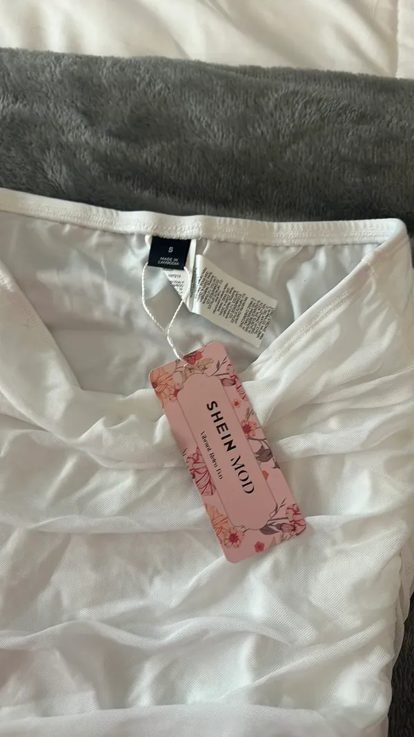 Shein Mini Skirt White - Image 2