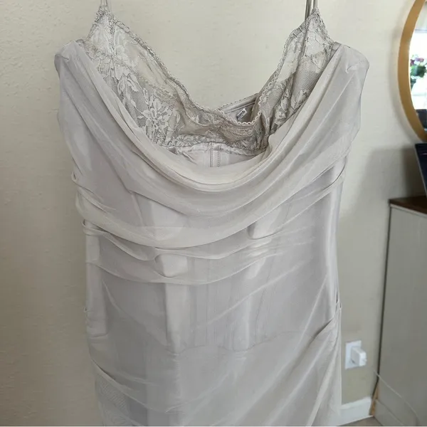 HOUSE OF CB L‎ D-DD 'Nalini' Sand Maxi Dress NWOT - Image 11