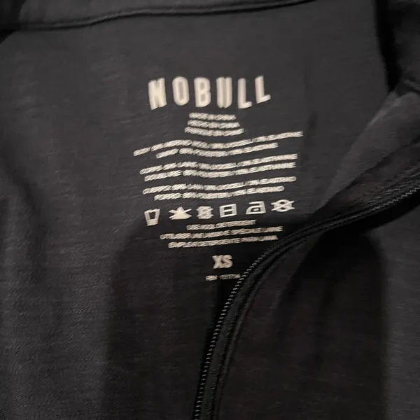 NOBULL Charcoal Full-Zip Hoodie - Image 3