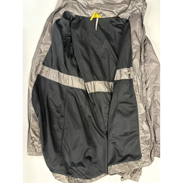 Lole Women Gray DWR Water Repellent Hooded Windbreaker Jacket Size Medium 10-12 - Image 7