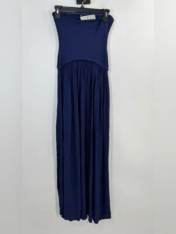 SOLID & STRIPED The Strapless Sasha in French Navy - Image 4