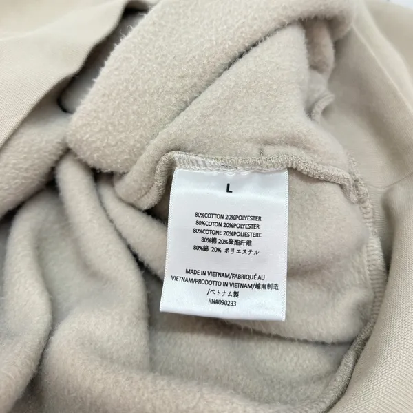 Fear of God Essential Logo-print Hoodie in Neutral size Large - Image 7