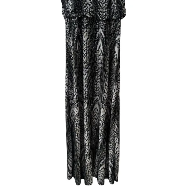 Y2K Seductions by Sirens Geometric‎ Print Maxi Dress Coastal Travel Resort XS - Image 8