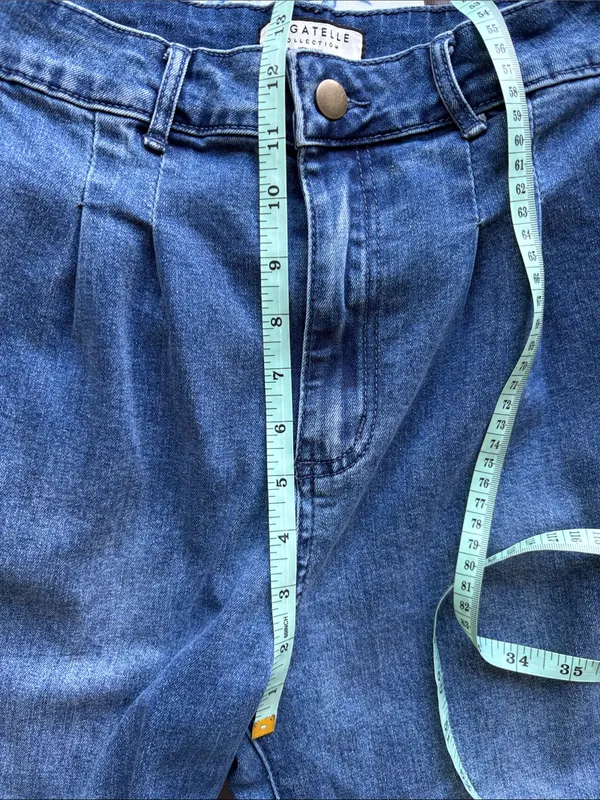 bagatelle Tailored Wide Leg Trouser Jeans Pleated Front Sz 30/10 Business Casual - Image 10