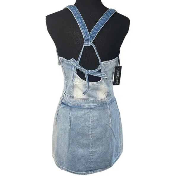 BLANKNYC NetGlow Denim Dress XS - Image 14