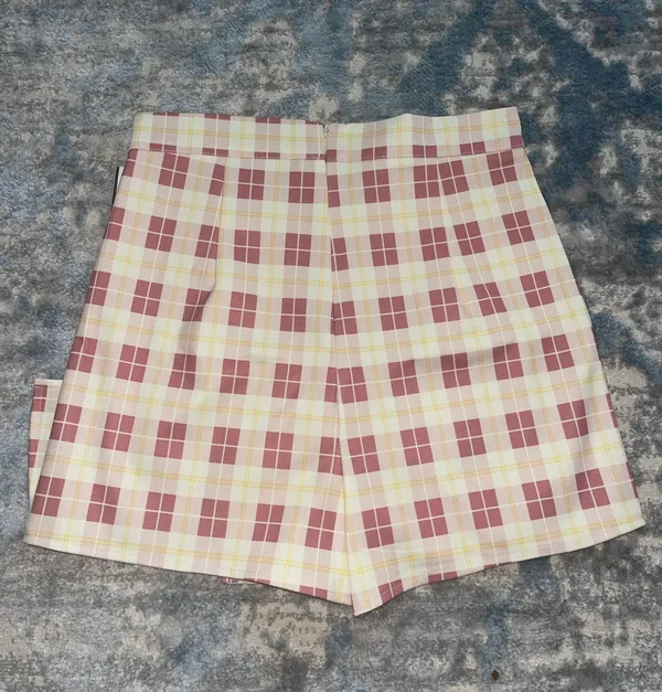 Papaya Pink Wrap Skort - Image 2