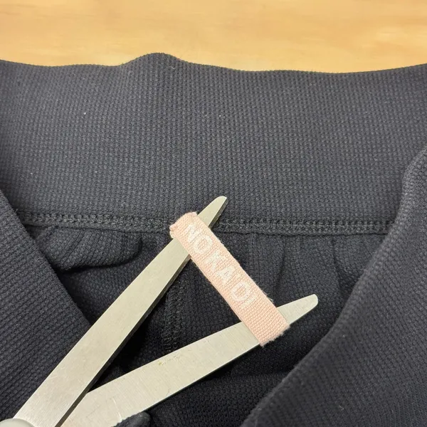 NO KA'OI Black Waffle Knit‎ Jogger Pants Yoga Athleisure Drawstring Waist Small - Image 6