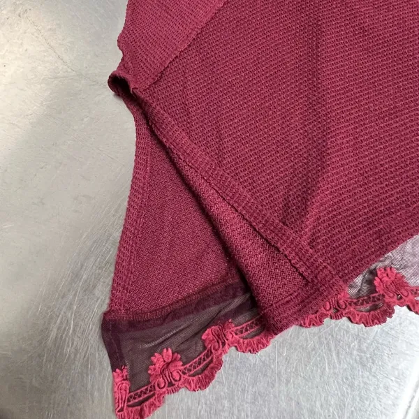 Altar’d State Maroon Long Sleeve Tunic - Size Large - VGUC - Image 4