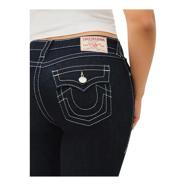 TRUE RELIGION VINTAGE BECCA BIG T FLAP BOOTCUT JEAN size 27 NWT - Image 3