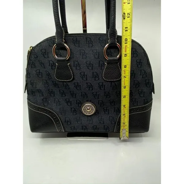 Dooney & Bourke Over Signature Fabric Size M Gray - Image 3