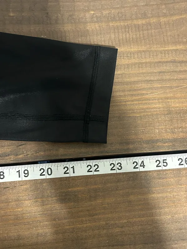 Lululemon Women’s Wunder Train High Rise Tight 23” Foil Black Size 2 - Image 6