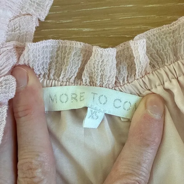 More To Come Sammy Bloomers Short Matching Set Size XS in Blush Pink - Image 3